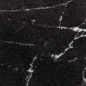 Preview: Marmor Teppich Abstrakt in schwarz