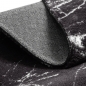 Preview: Marmor Teppich Abstrakt in schwarz