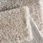 Preview: Klassischer Teppich hoher Flor und flauschig in beige
