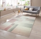 Preview: Teppich Karo Design Pastellfarben