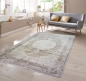 Preview: Wollteppich mit orientalischem Muster in creme beige