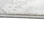 Preview: Teppich abstrakt Marmorteppich in grau