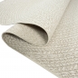 Preview: Robuster Outdoor-Teppich mit Rundem Linienmuster in Creme