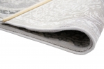 Preview: Designer Teppich Orient in Grau Silber Beige