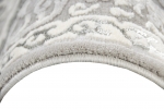 Preview: Designer Teppich Orient in Grau Silber Beige