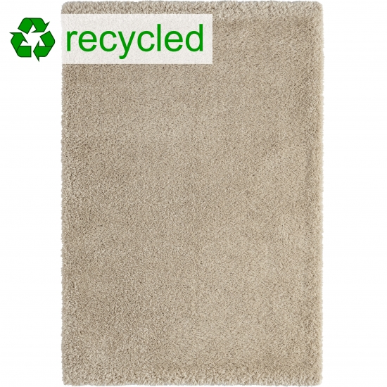 Preview: Recycle Flauschteppich in beige