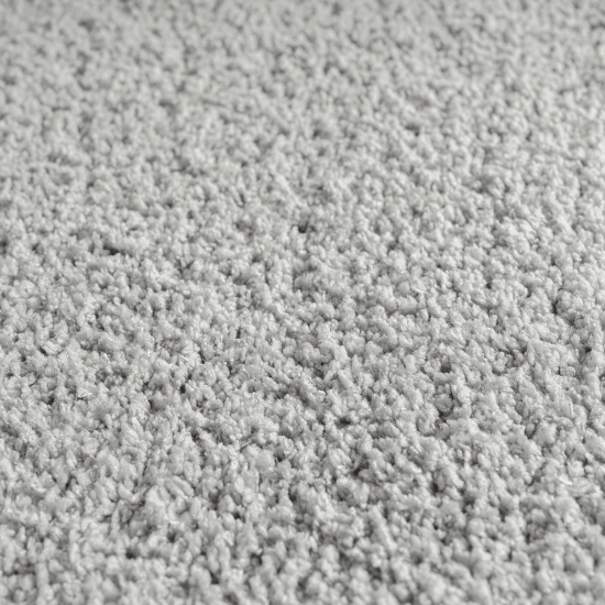 Preview: Designerteppich Schlafzimmer einfarbig grau