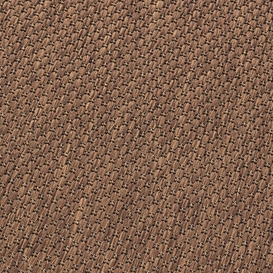 Preview: Einfarbiger Teppich Sisal für In- & Outdoor in braun