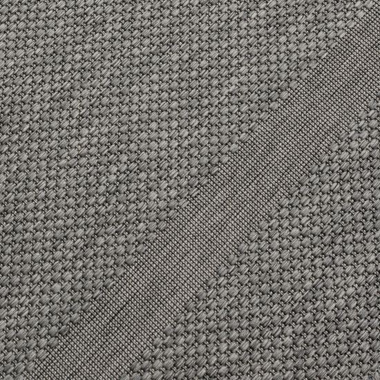 Sisalteppich mit dezenter Bordüre in anthrazit