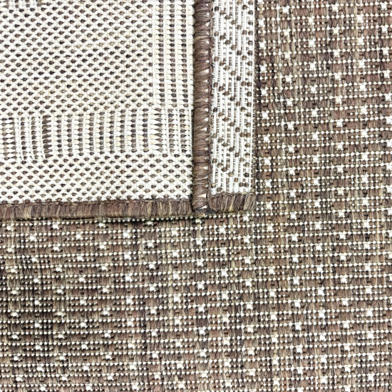 Stylioscher In- und Outdoor Teppich in Braun