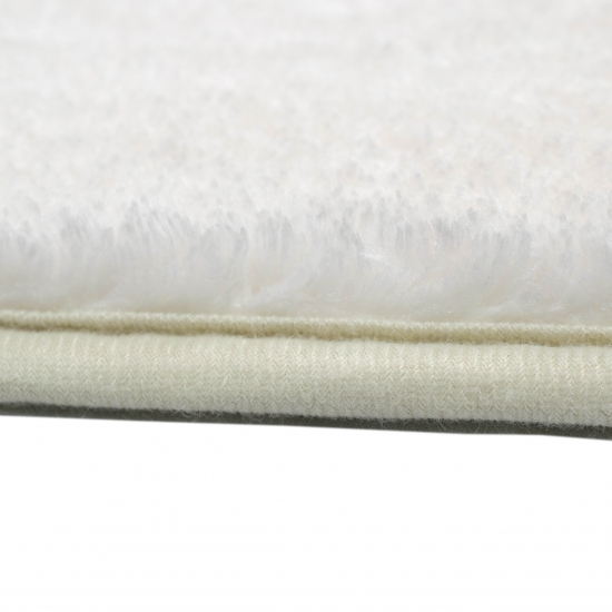 Preview: Badteppich WC Set 2 teilig waschbar in creme