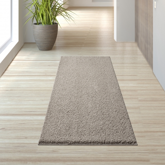 Preview: Shaggy Teppich kuschlig warm & weich | sand