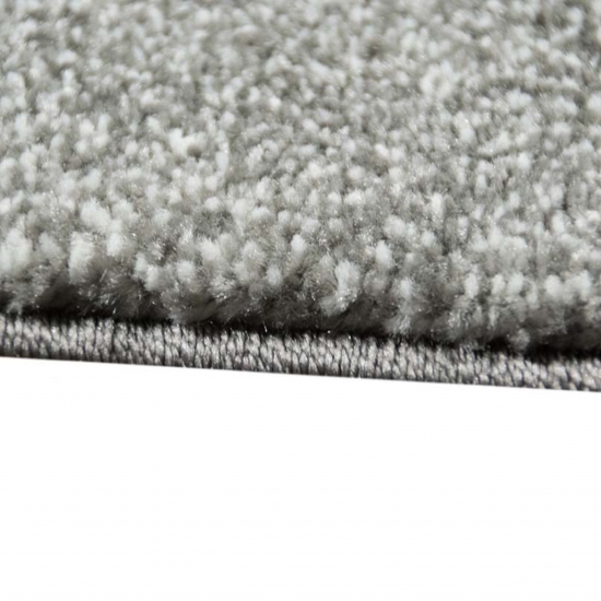 Preview: Designer Teppich mit Blumenmotiv Grau Türkis Grün