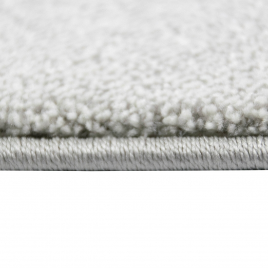 Preview: Teppich mit Dreieck Muster in Blau Grau Creme