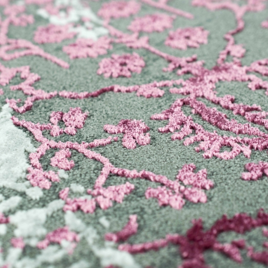 Preview: Wohnzimmerteppich Orient Ornamente in rot