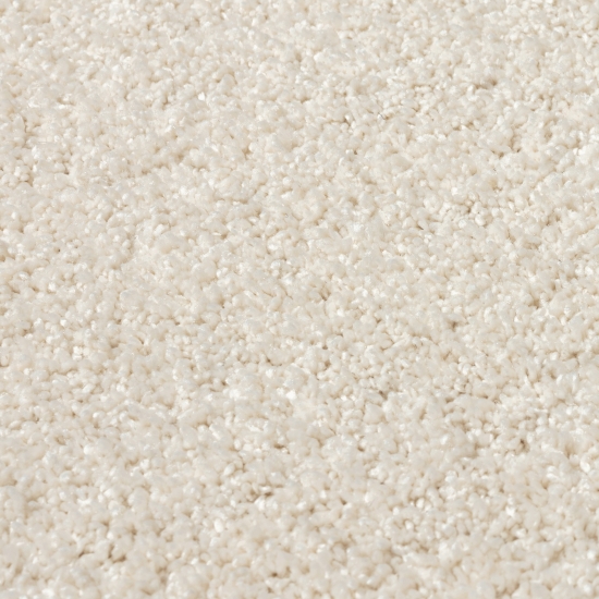 Preview: Klassischer Teppich im Unidesign in creme