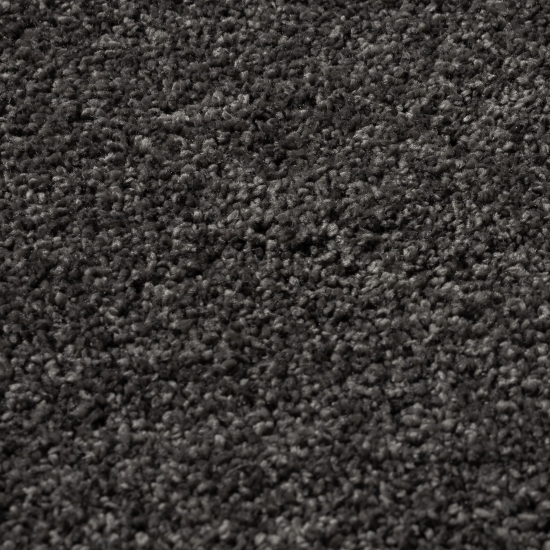 Preview: Klassischer Teppich im Unidesign in anthrazit