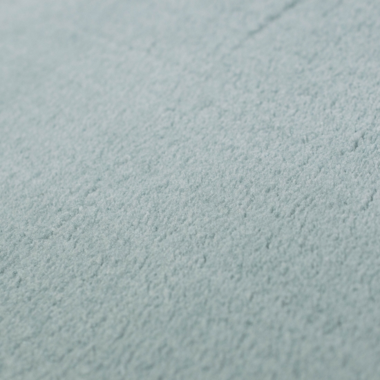 Preview: Designer Badezimmer Teppich – abgerundete Ecken – blau