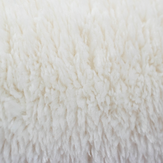 Preview: Designer Badezimmer Teppich Tropfenform in creme