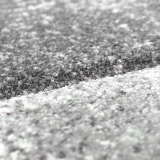 Preview: Teppich Karomuster in grau grün anthrazit