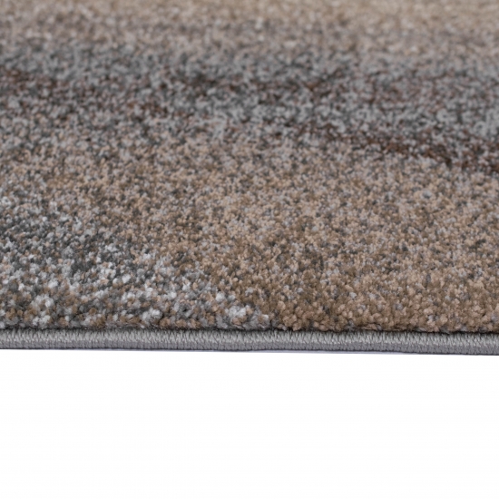 Preview: Abstrakter Teppich in grau-silber