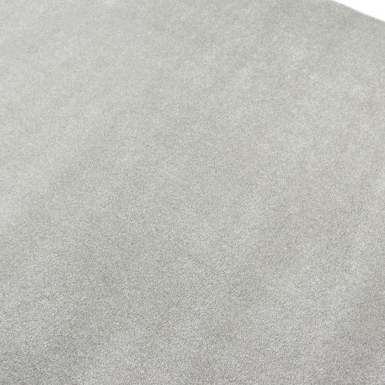 Preview: Teppich Kurzflor Uni Design in Silber