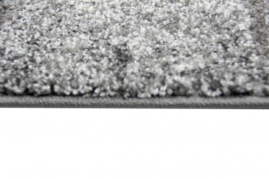 Preview: Designer Teppich Stein Optik in Grau Schwarz