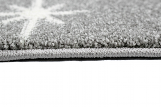 Preview: Kinderteppich mit Sternen und Planeten in pastellgrau