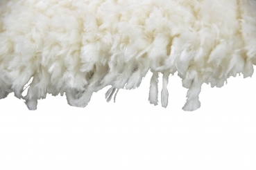 Preview: Shaggy Teppich Marokkanisches Muster in Creme