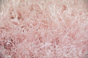 Preview: Shaggy Teppich Hochflor in Rosa