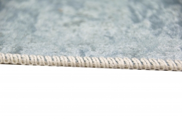 Preview: Kinderteppich ABC mit Elefant in Blau