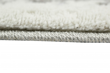 Preview: Designerteppich in grau creme