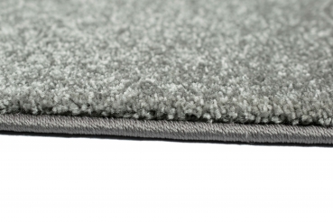 Preview: Kinderteppich Baustelle mit Bagger in grau