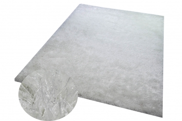 Preview: Shaggy Glitzer in Weiß