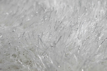 Preview: Shaggy Glitzer in Weiß