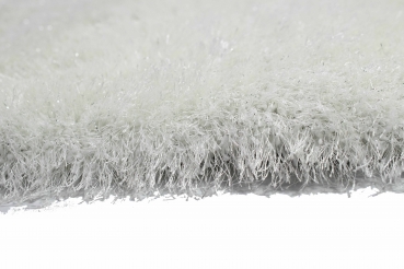 Preview: Shaggy Glitzer in Weiß