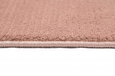 Preview: Teppich Kurzflor uni rosa