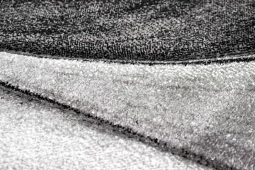 Preview: Teppich Kurzflor uni grau