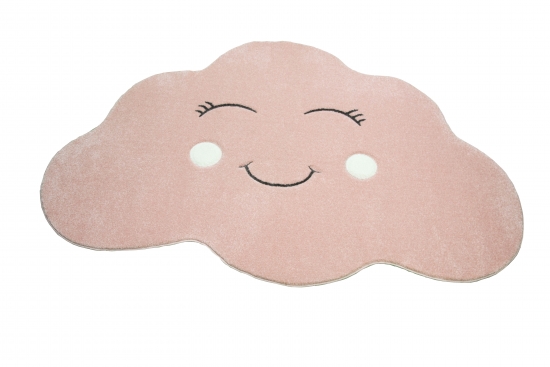 Preview: Kinderzimmer Teppich Wolke in Rosa