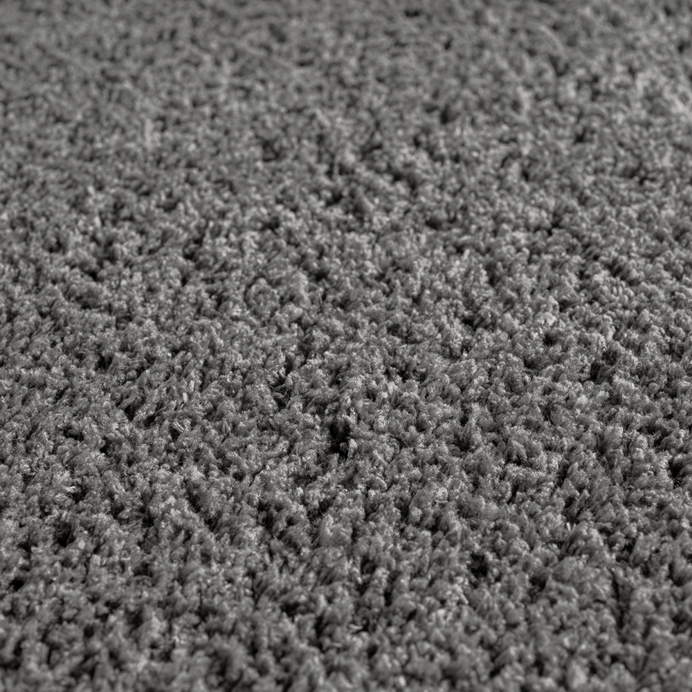 Designerteppich Schlafzimmer einfarbig anthrazit