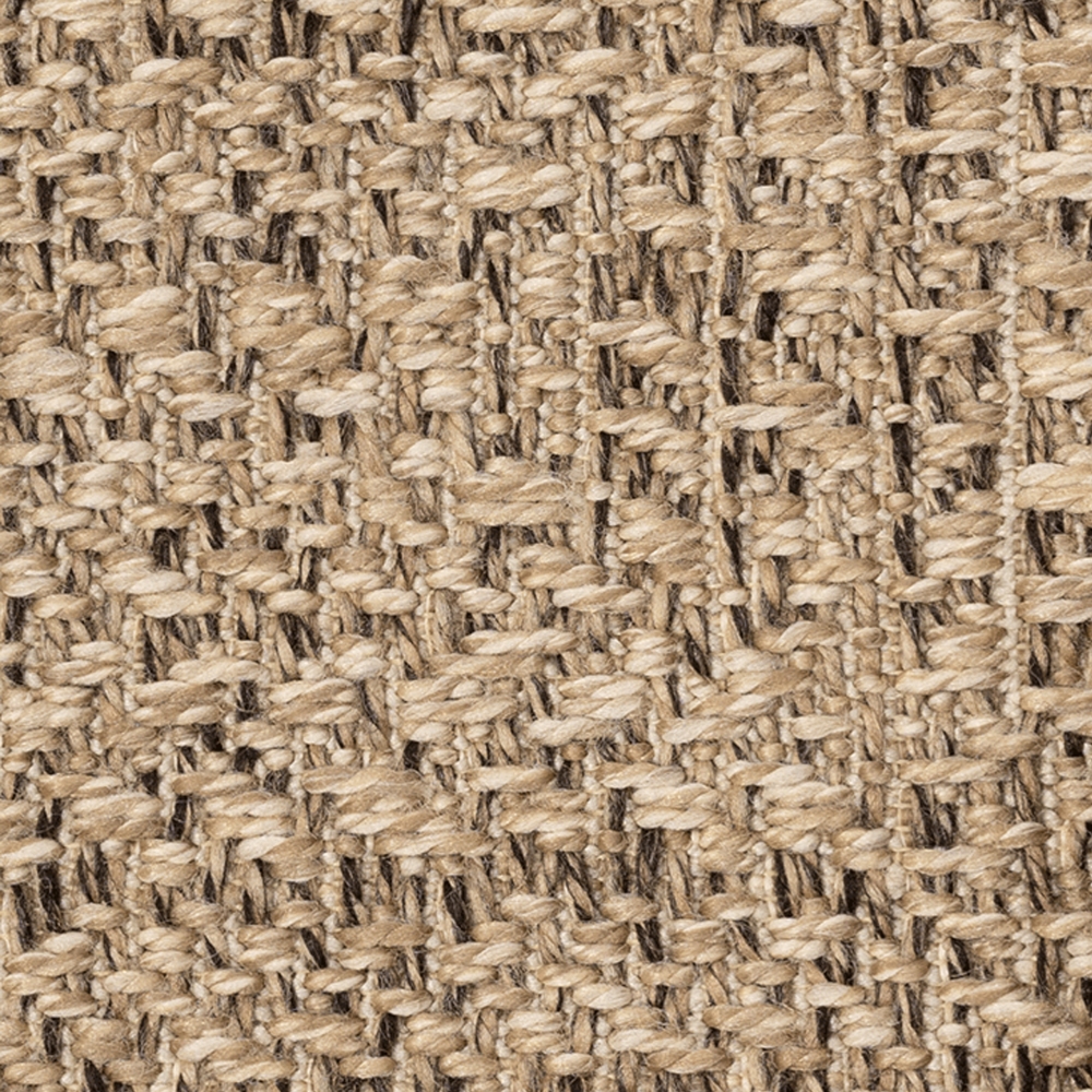 In- und Outdoorteppich in beige/braun