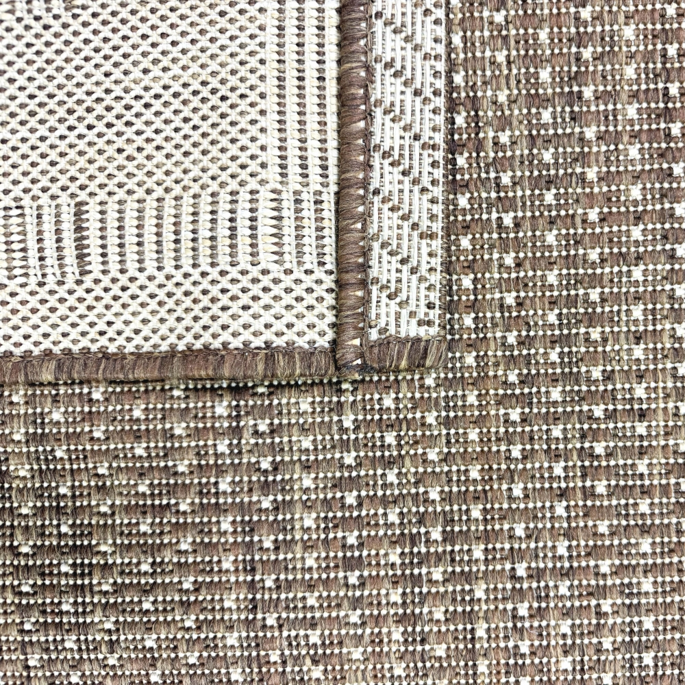 Stylioscher In- und Outdoor Teppich in Braun