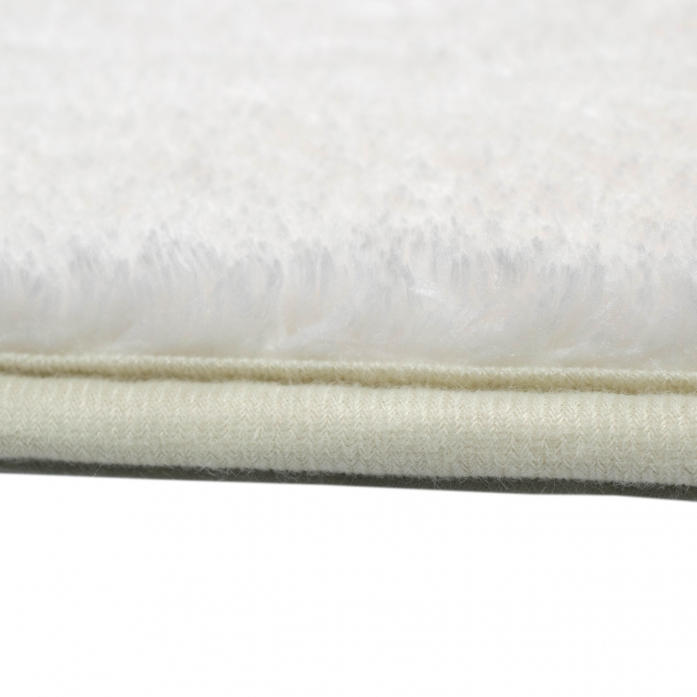 Badteppich WC Set 2 teilig waschbar in creme