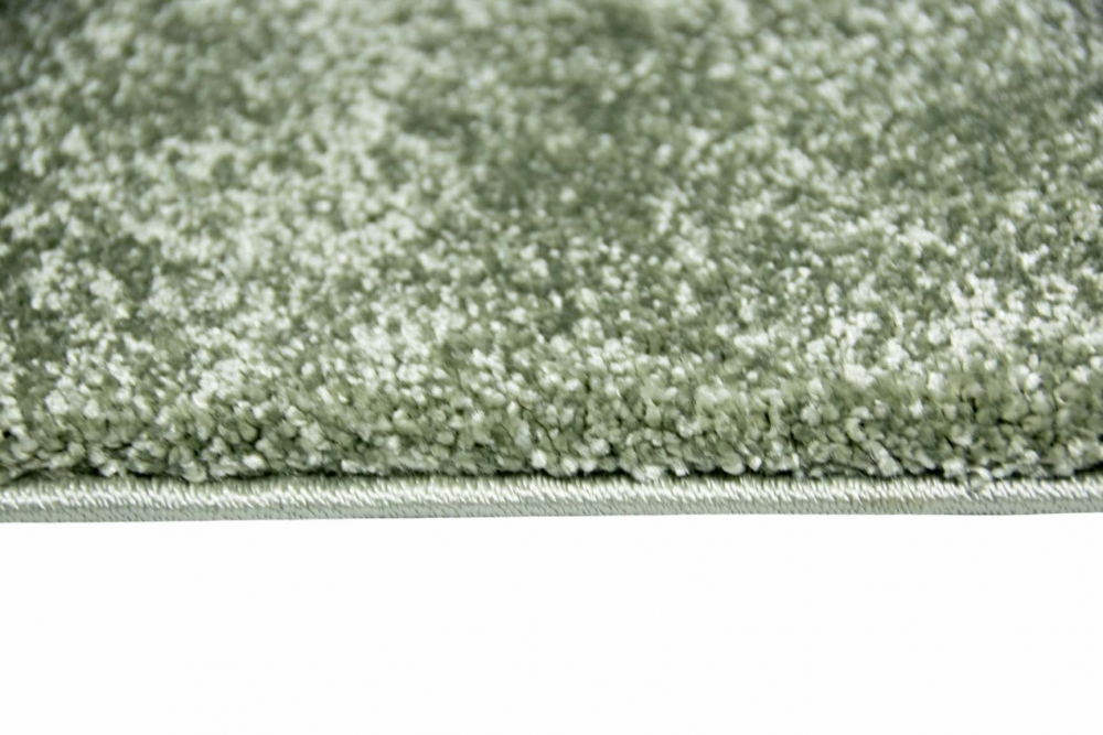 Designer Teppich Kurzflor mit Uni Design Mint
