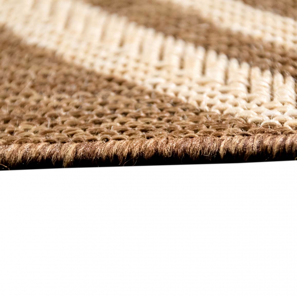 Teppich Sisal Optik Coffee Braun Beige