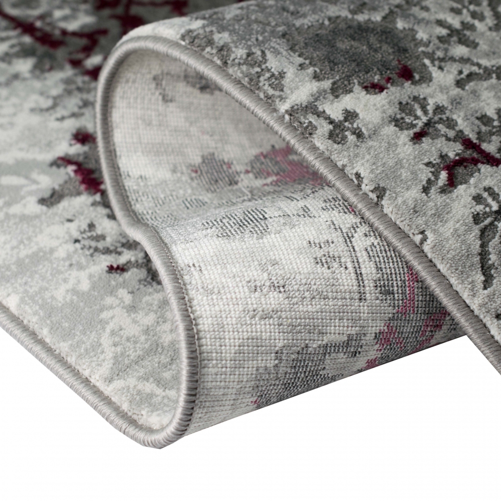 Wohnzimmerteppich Orient Ornamente in rot