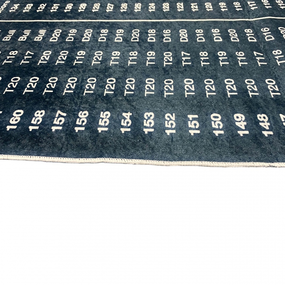 Dartmatte schwarz - Schutz für Boden